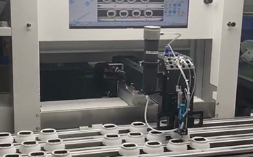 惠州某医疗器械公司非标定制蘑菇视频在线观看MV看片为医疗器械按键涂胶